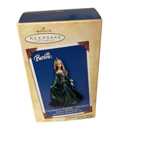Barbie celebration hallmark collector ornament, 2004 edition with box. - Picture 1 of 5